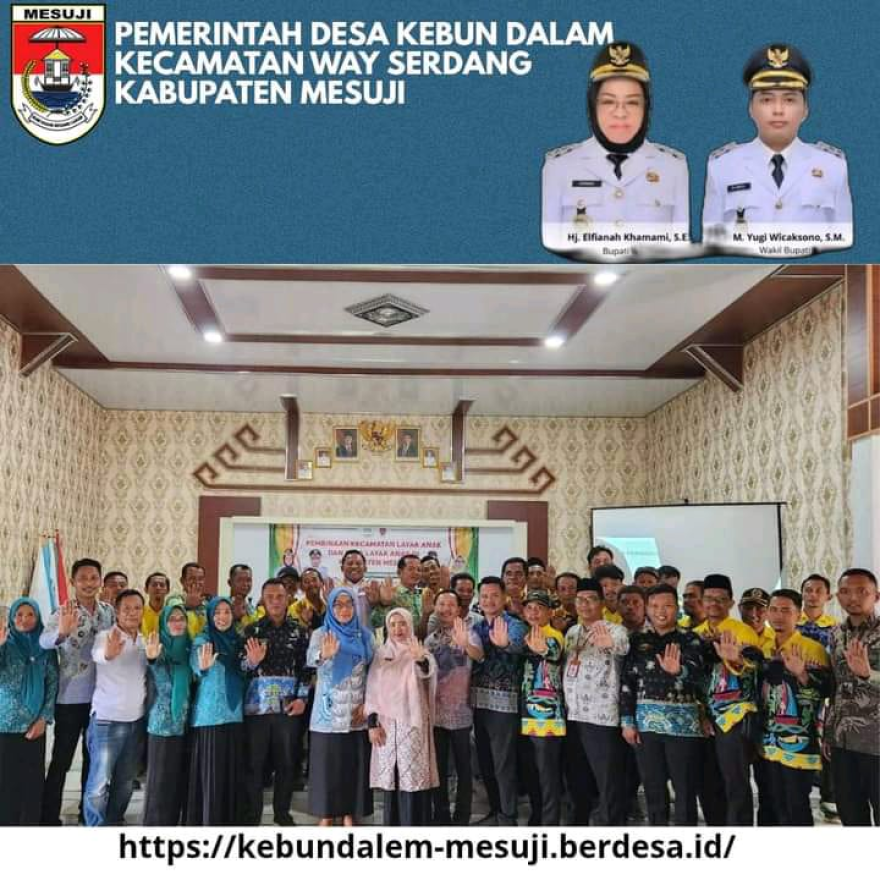 PEMBINAAN INDIKATOR KEBUPATEN LAYAK ANAK (KLA) & DESA LAYAK ANAK